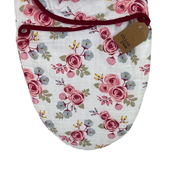 Chick Pea 100% Cotton Baby Muslin Swaddle Blanket 3-6 Months Floral Print - Picture 5 of 7